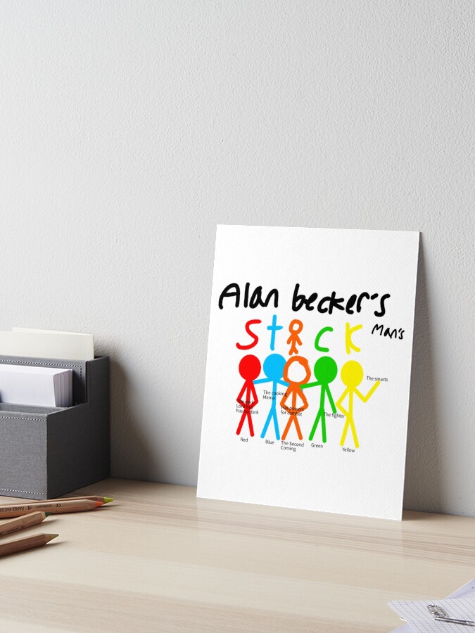 alan becker gaming,funny alan becker gaming stickers Magnet for