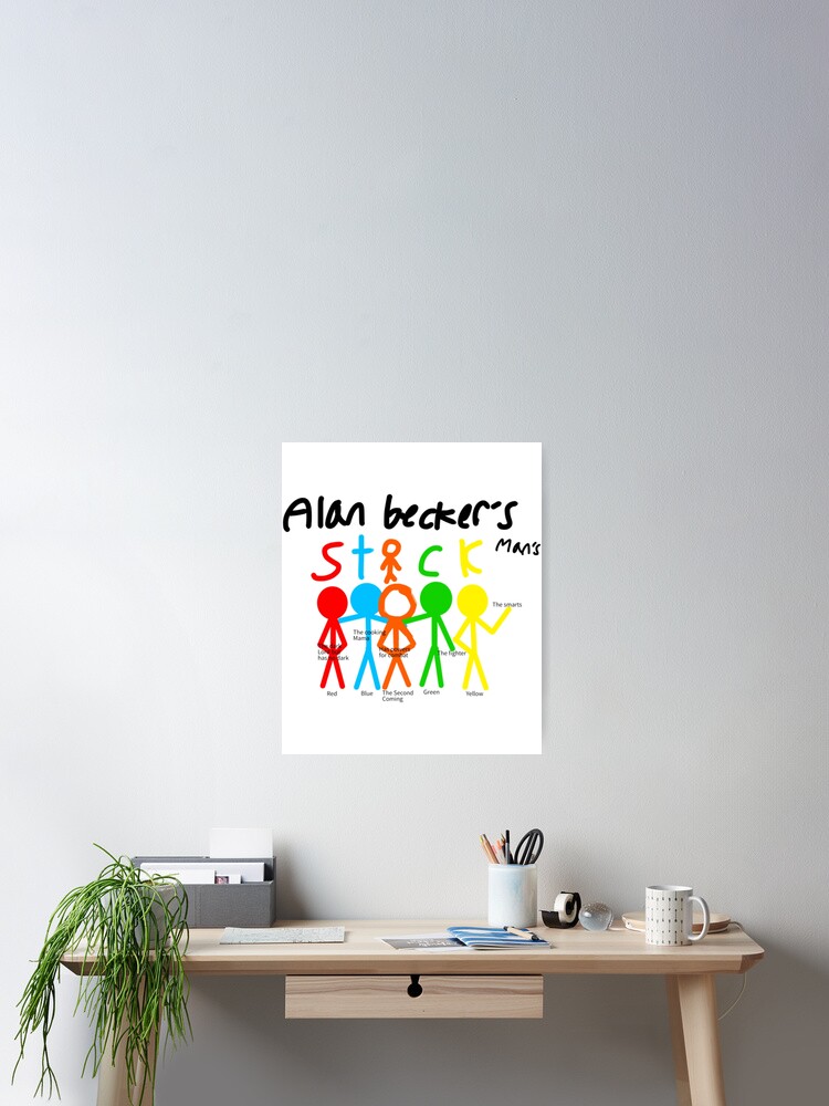 alan becker gaming,funny alan becker gaming s  Poster for Sale by  DecalDecor