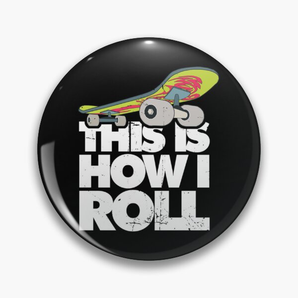 Item preview, Skateboarding Longboarding This Is How I Roll Skateboard Classic T-Shirt designed and sold by gloria1os.
