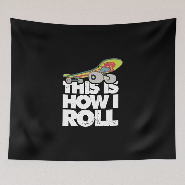 Item preview, Skateboarding Longboarding This Is How I Roll Skateboard Classic T-Shirt designed and sold by gloria1os.