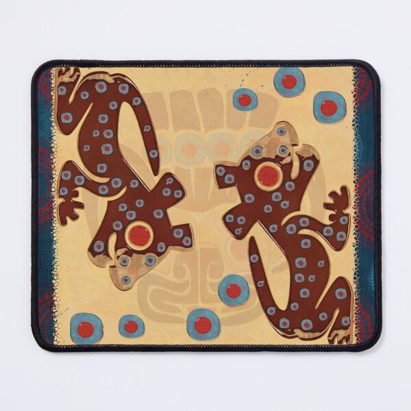 Item preview, Mayan Baby Jaguar Folk Art Textile designed and sold by bohemianbound.