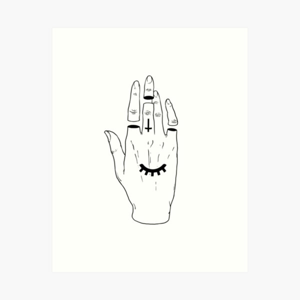 Hands clipart, magic mystic hand gestures icons symbols, Esoteric  witchcraft women hand, Black white line art outline hands PNG download