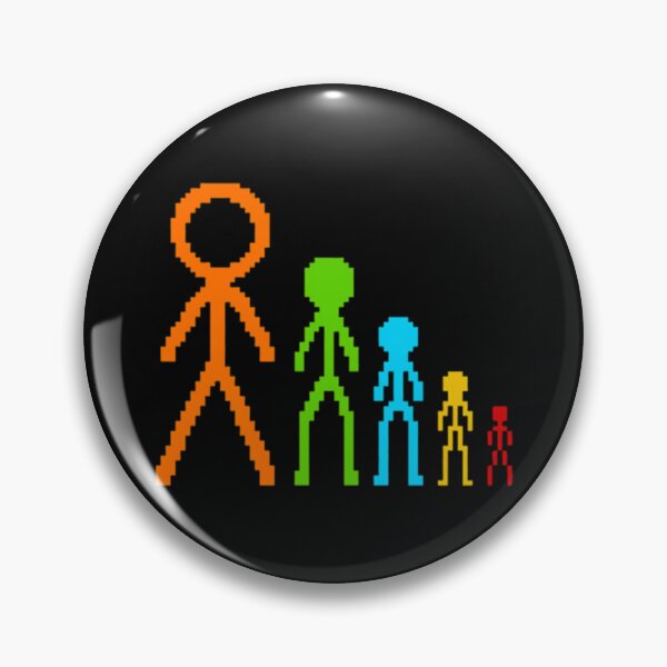 Item preview, Alan Becker Pixel Sticks    designed and sold by DecalDecor.