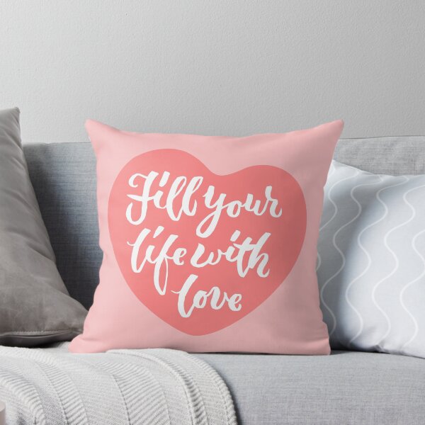 Item preview, Fill your life with love - Hand Lettering Design designed and sold by Chee Sim.