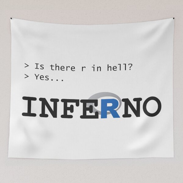 Item preview, R is hell, hell in R? designed and sold by Groenendijk.
