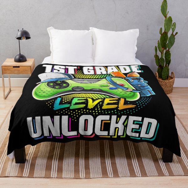 Item preview, 1st Grade Level Unlocked Video Game Back to School Boys designed and sold by moonligh1996.