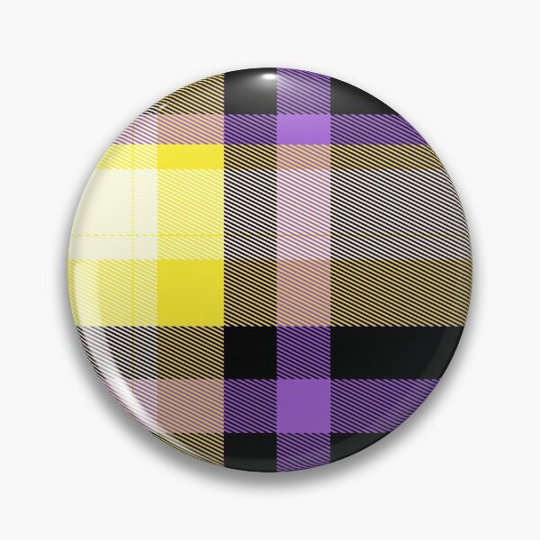 Item preview, Nonbinary Pride Tartan Plaid Pattern designed and sold by Vernen Ink.