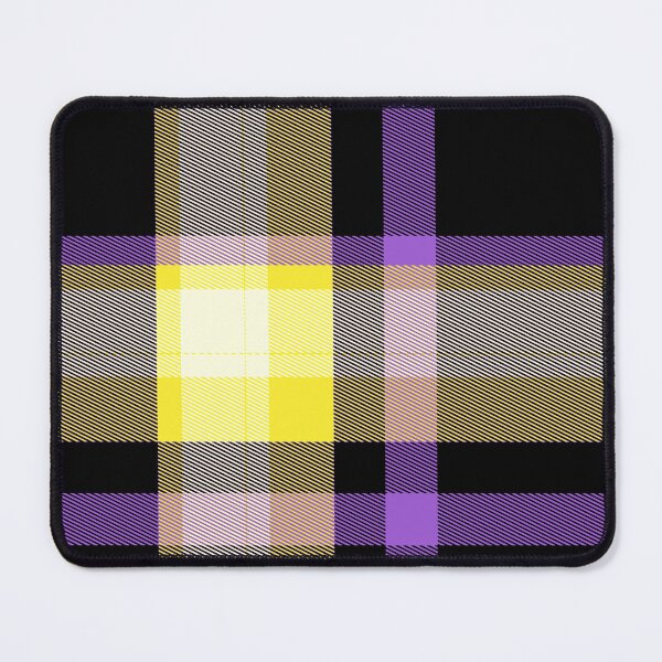 Item preview, Nonbinary Pride Tartan Plaid Pattern designed and sold by Vernen Ink.