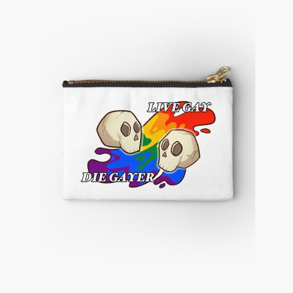 Item preview, Live Gay Die Gayer Sticker designed and sold by Salamandereed.