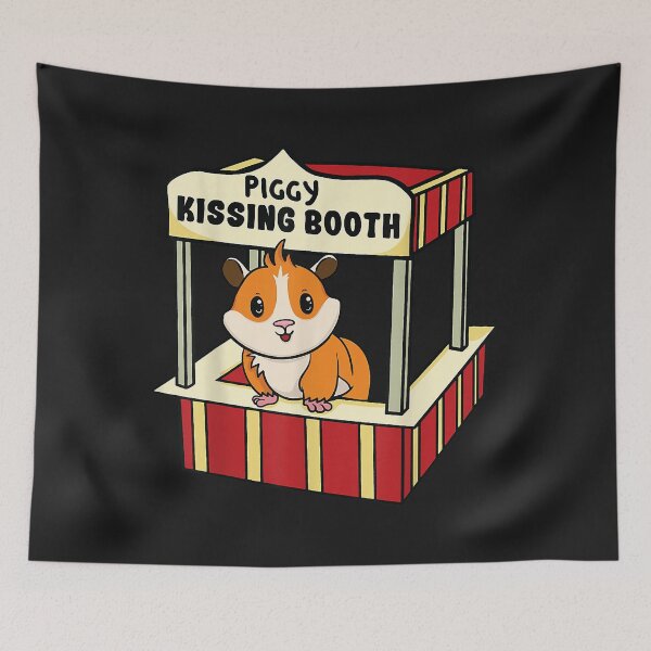 Item preview, Kissing Booth Shirt Guinea Pig Kiss Pet Valentines Day Gift designed and sold by luciaaljudith.