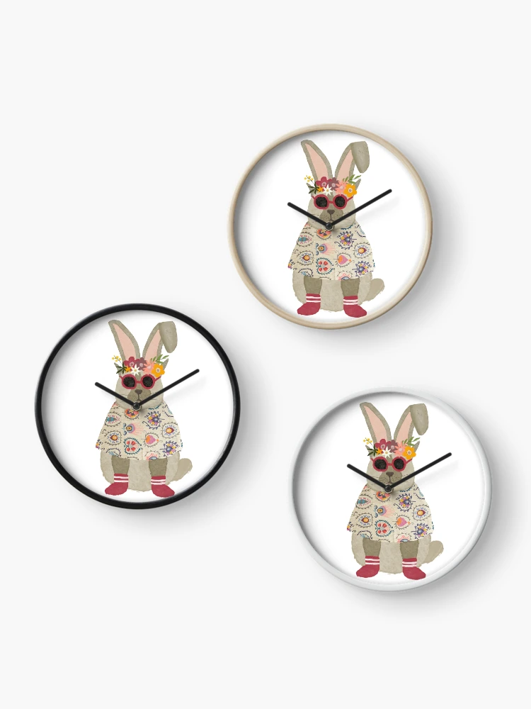 Thumbnail 3 of 4, Clock, Mr Rabbit designed and sold by Mon-cher-watson.
