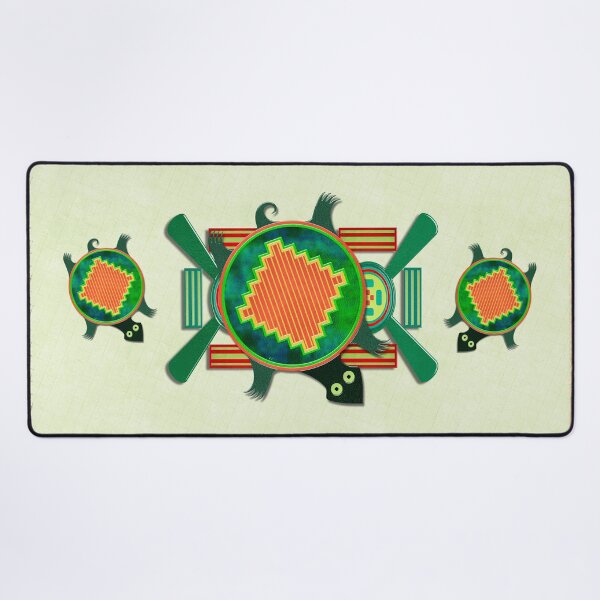 Item preview, Native American Folk Art Turtle designed and sold by bohemianbound.