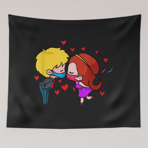 Item preview, kissing Day with Mouth Masks & Heart Gift for happy kisses designed and sold by luciaaljudith.