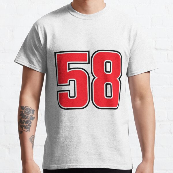 Comprar Camiseta Marco Simoncelli 58 Sic. Disponible en blanco, hombre