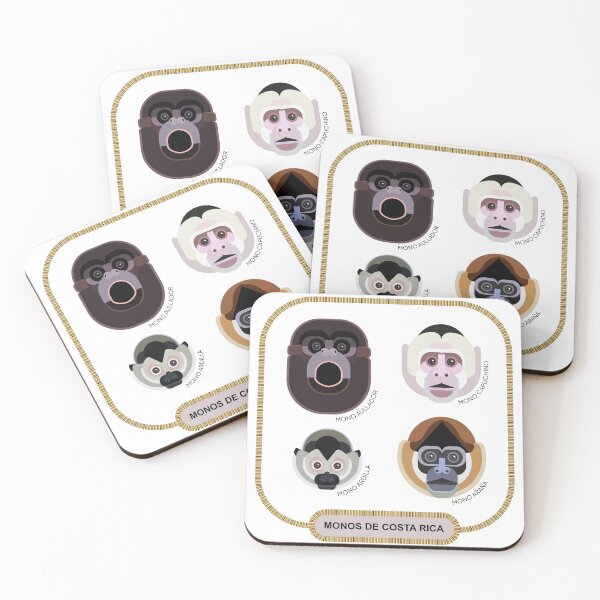 Item preview, Costa Rican Monkeys designed and sold by LaCalaca.