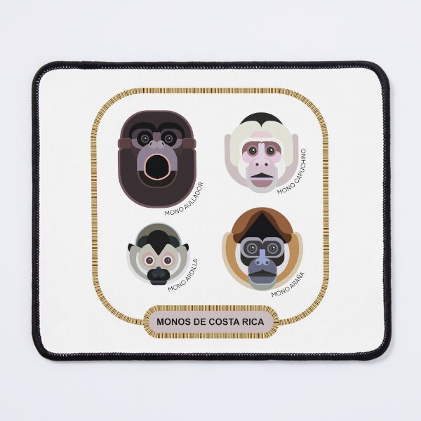 Item preview, Costa Rican Monkeys designed and sold by LaCalaca.