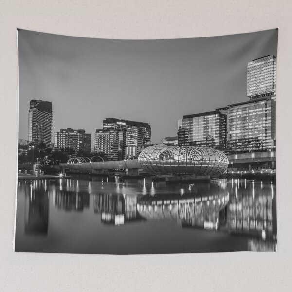 Item preview, Webb Bridge BnW, Melbourne Docklands designed and sold by susanzentay.