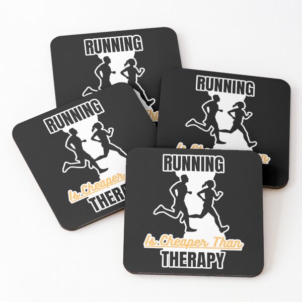 Item preview, Running Is Cheaper Than Therapy Sticker designed and sold by ximenagene.