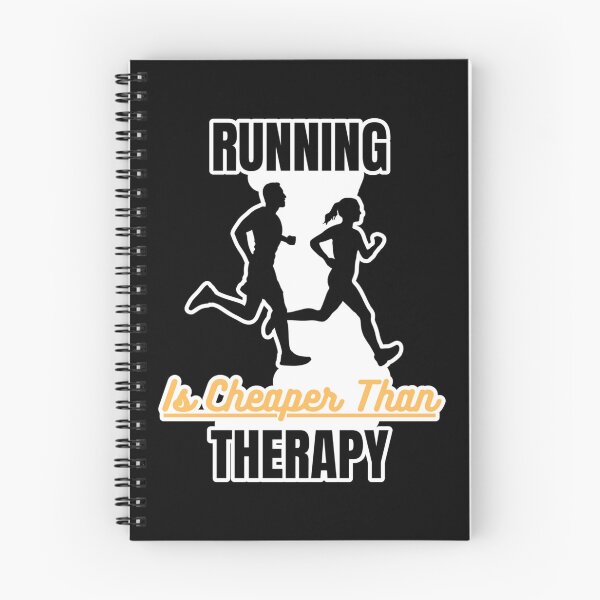 Item preview, Running Is Cheaper Than Therapy Sticker designed and sold by ximenagene.
