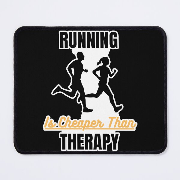 Item preview, Running Is Cheaper Than Therapy Sticker designed and sold by ximenagene.