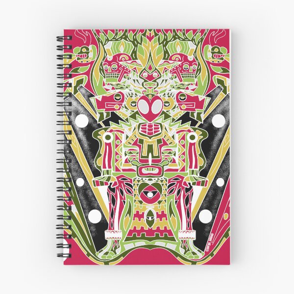 Item preview, mictlantecalien the monster traveler astronaut in ecopop wallpaper designed and sold by jorgelebeau.