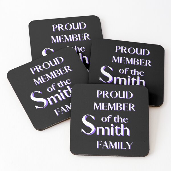 Artikelvorschau, Smith Family Monogram Aufkleber Schild Geschenk für Mama oder Papa an einem besonderen Tag, der stolze Familienmerkmale zeigt entworfen und verkauft von Faelee.