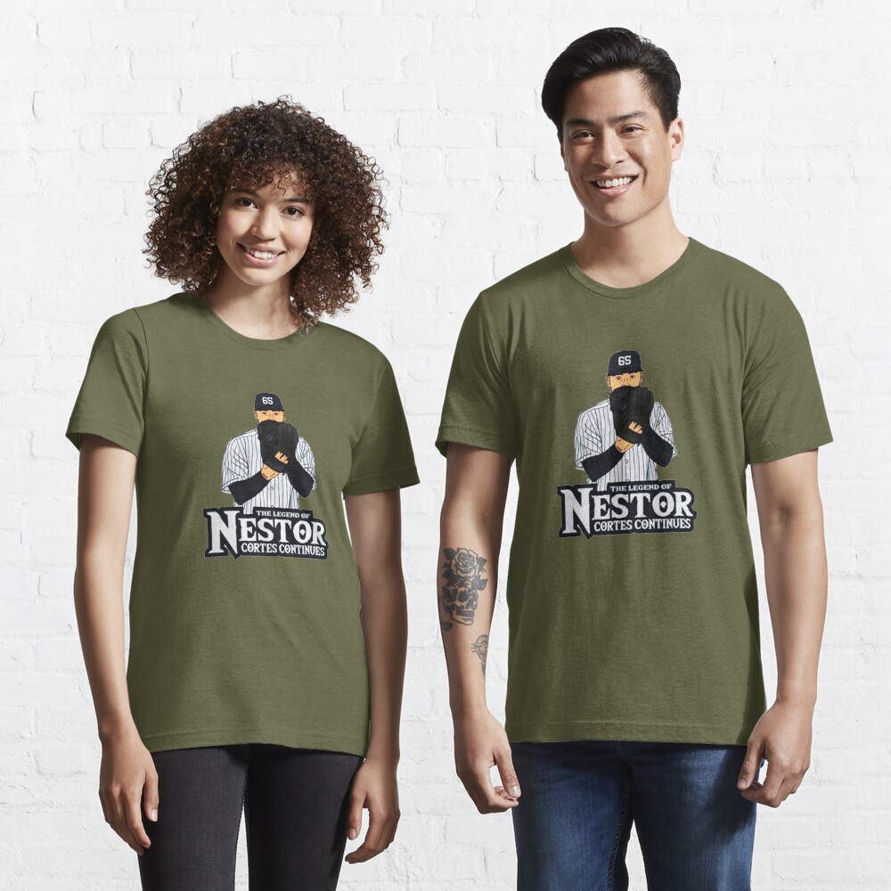 Nasty Nestor Cortes Jr Funny Baseball Lovers The Legend Of Nestor Cortes  Continues T-Shirt - Kingteeshop