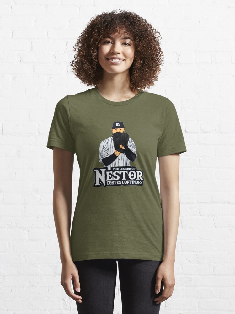 Nasty Nestor Cortes Jr Funny Baseball Lovers The Legend Of Nestor Cortes  Continues T-Shirt - Kingteeshop