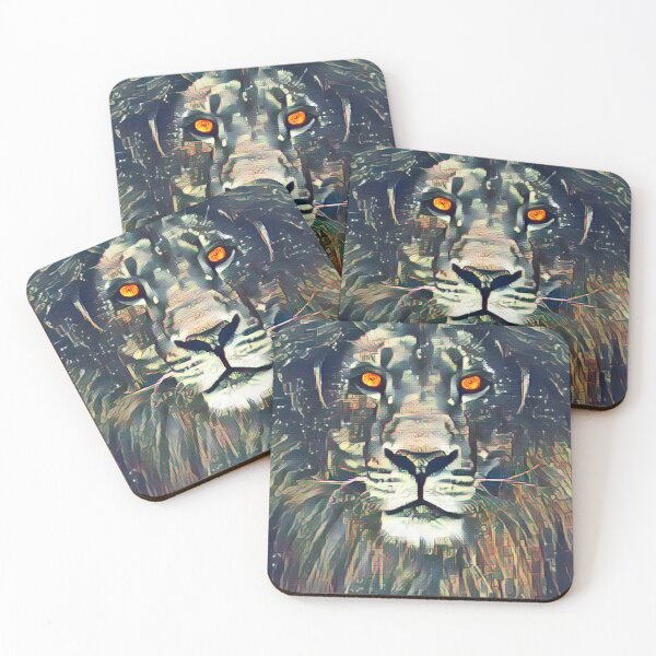 Item preview, Lion eyes code red designed and sold by creatinginlove.