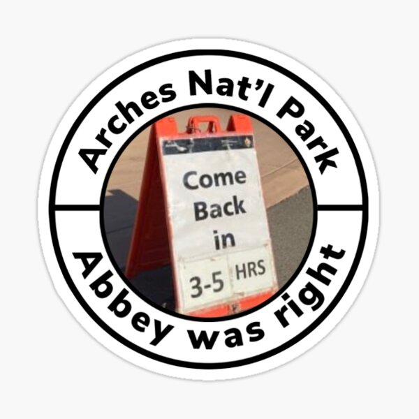 Item preview, Arches National Park Logo designed and sold by funkmcbustamove.
