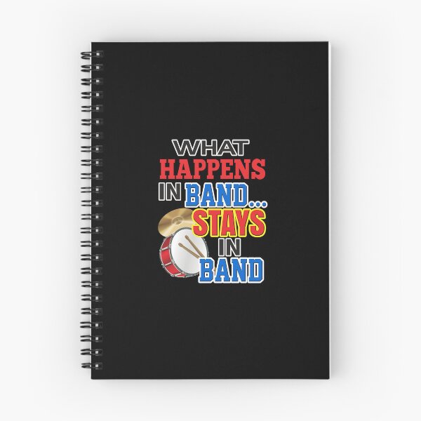 Item preview, 'What Happens In Band…Stays In Band' (Black) designed and sold by The Button Gal.