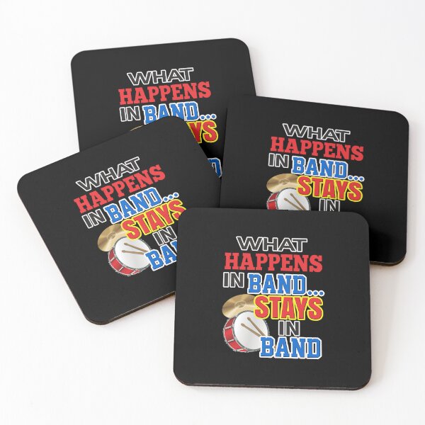 Item preview, 'What Happens In Band…Stays In Band' (Black) designed and sold by The Button Gal.
