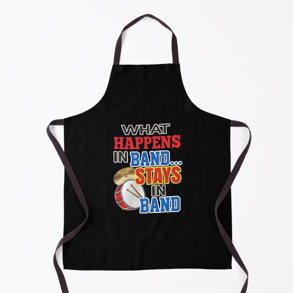 Item preview, 'What Happens In Band…Stays In Band' (Black) designed and sold by The Button Gal.