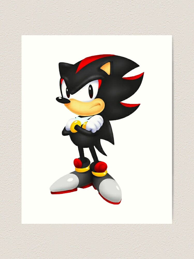 Shadow The Hedgehog Art Print for Sale by AndreanaWen