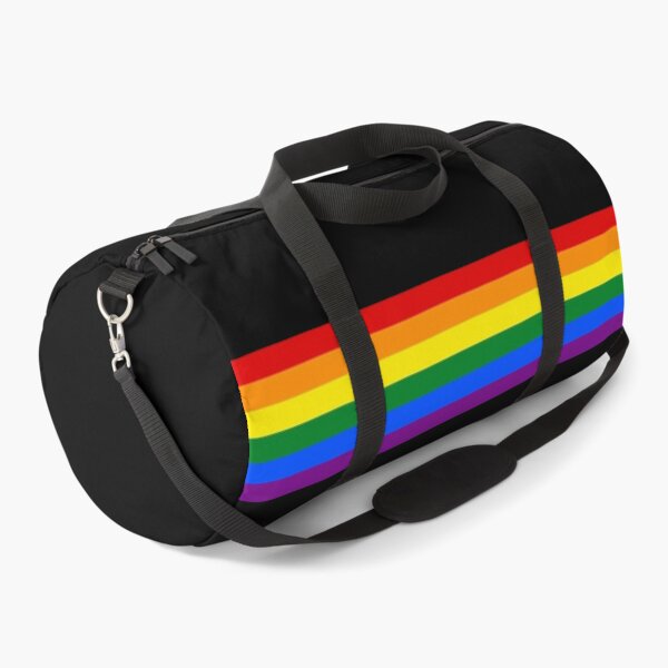 Item preview, Gay Pride Flag Horizontal Stripe on Black designed and sold by Vernen Ink.