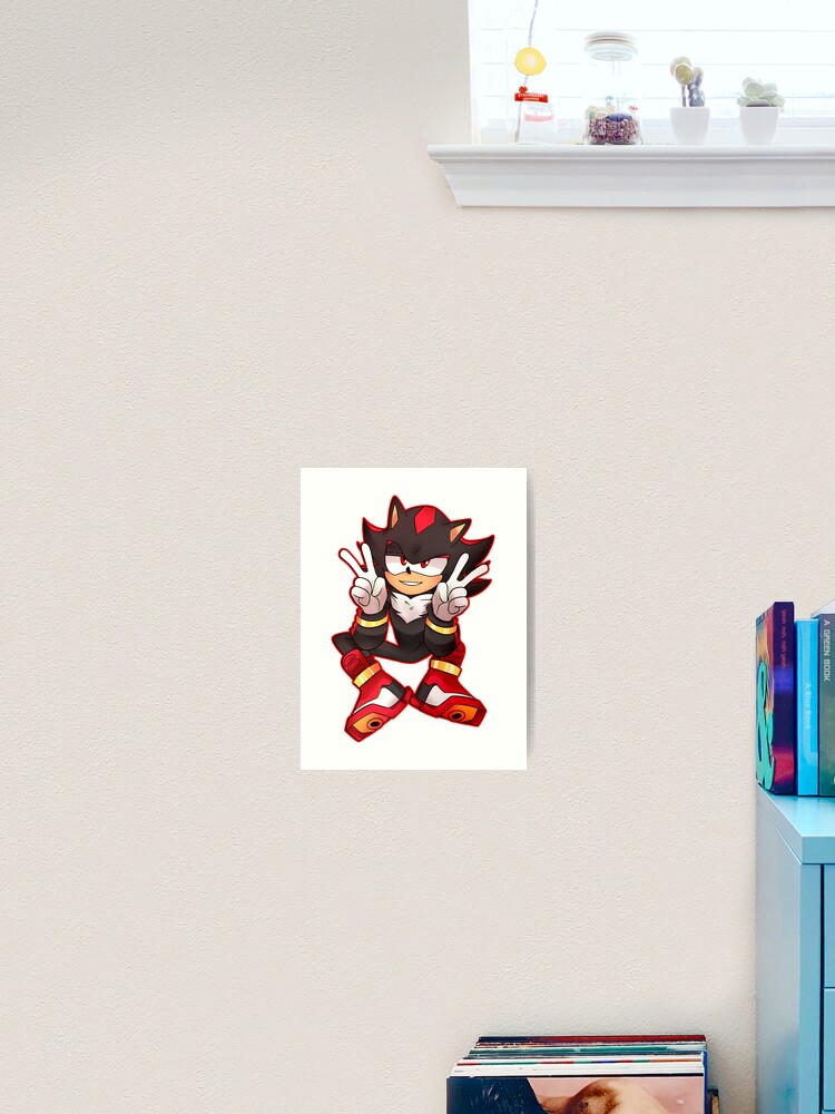 Shadow The Hedgehog Art Board Print for Sale by AndreanaWen