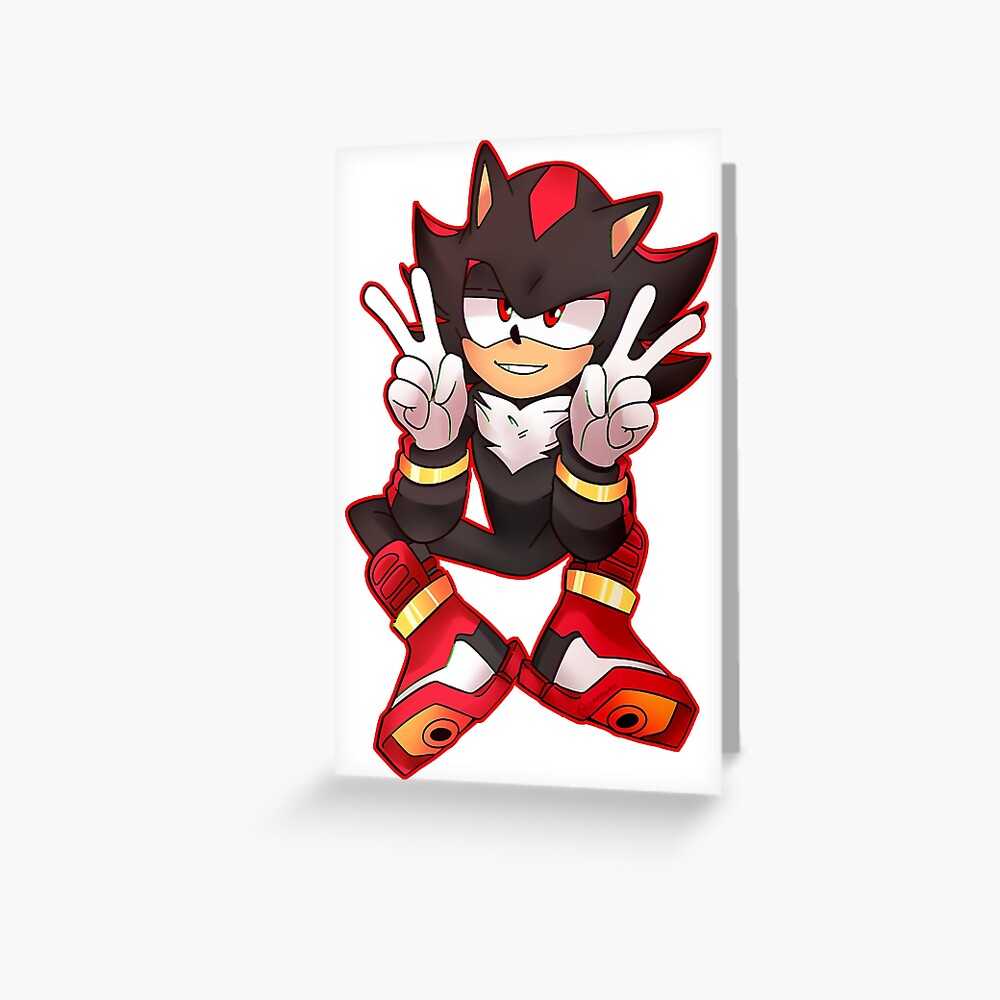 Shadow The Hedgehog Cute Greeting Card for Sale by ClothingFL1