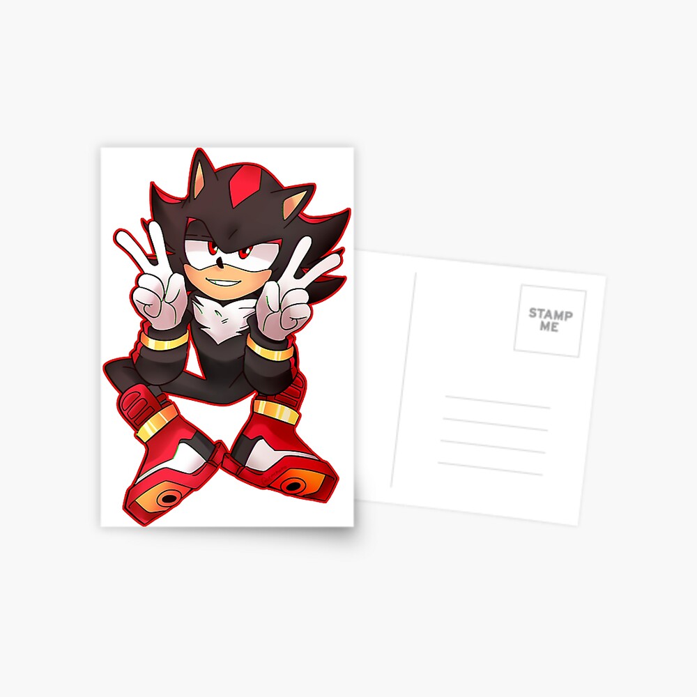 Shadow The Hedgehog  Postcard for Sale by AlbertAmways