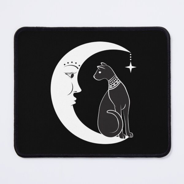 Item preview, Black Cat Familiar Celestial Mystical Pagan Witchcraft designed and sold by FloresOrla.