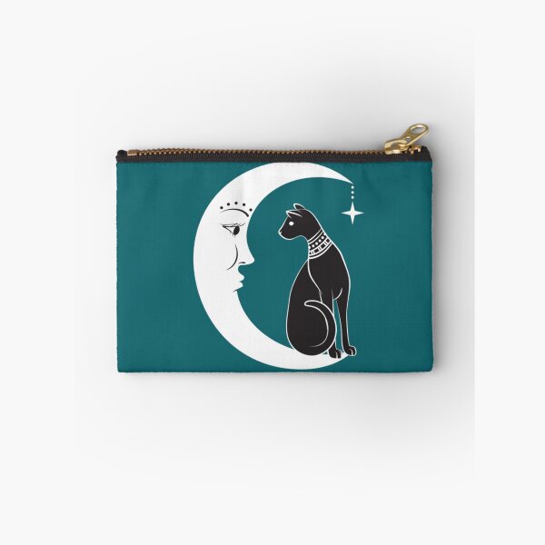 Item preview, Black Cat Familiar Celestial Mystical Pagan Witchcraft    designed and sold by FloresOrla.