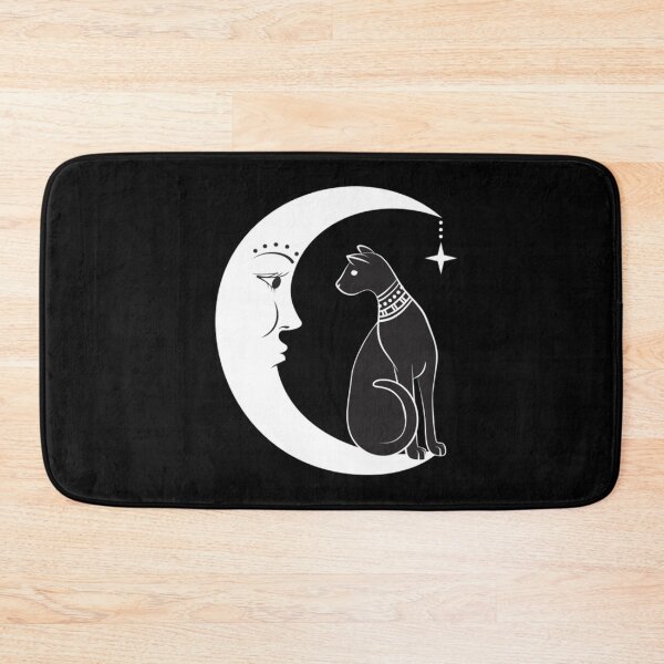 Item preview, Black Cat Familiar Celestial Mystical Pagan Witchcraft    designed and sold by FloresOrla.