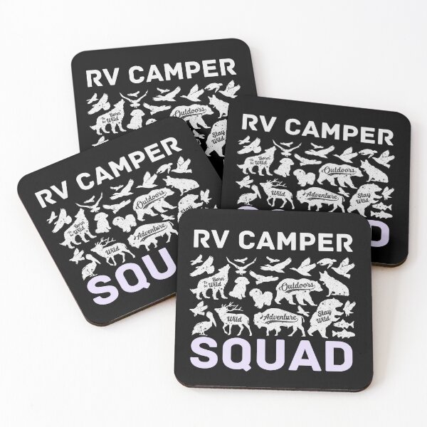 Item preview, RV Camper Squad Wild Life Camping  designed and sold by ThaphadaArtGall.