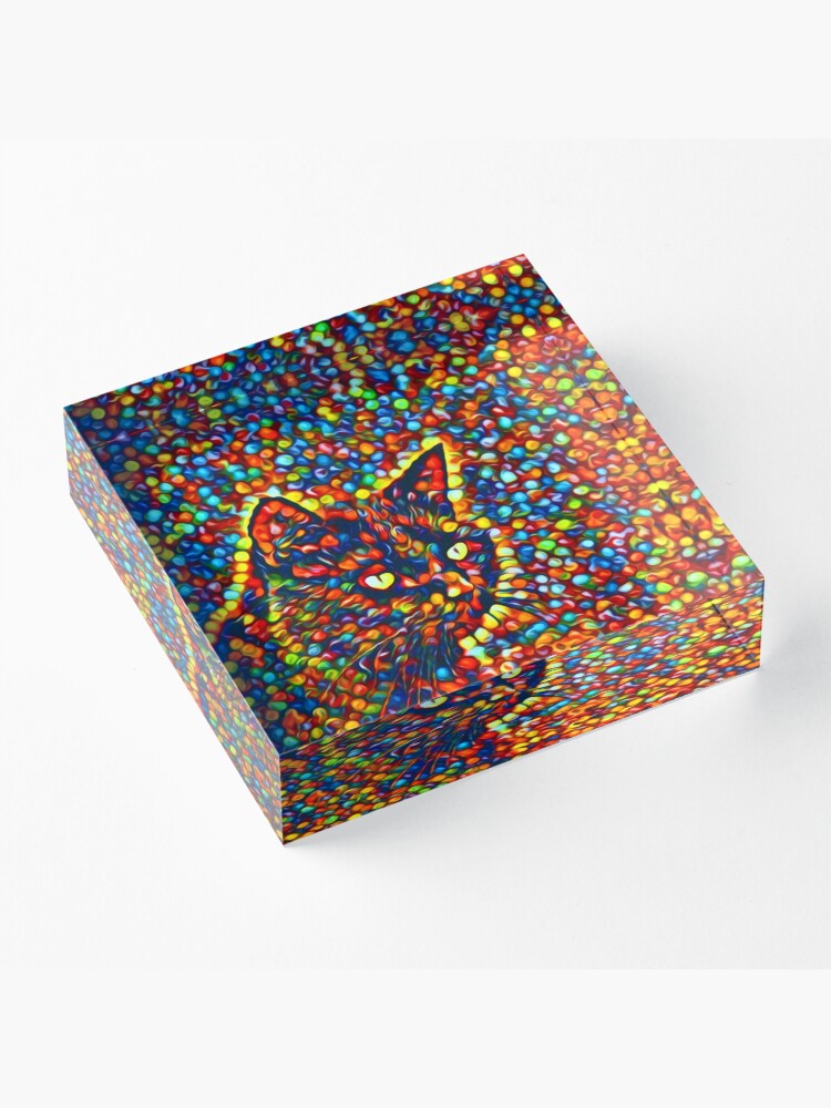 Alternate view of Cat Acrylic Block