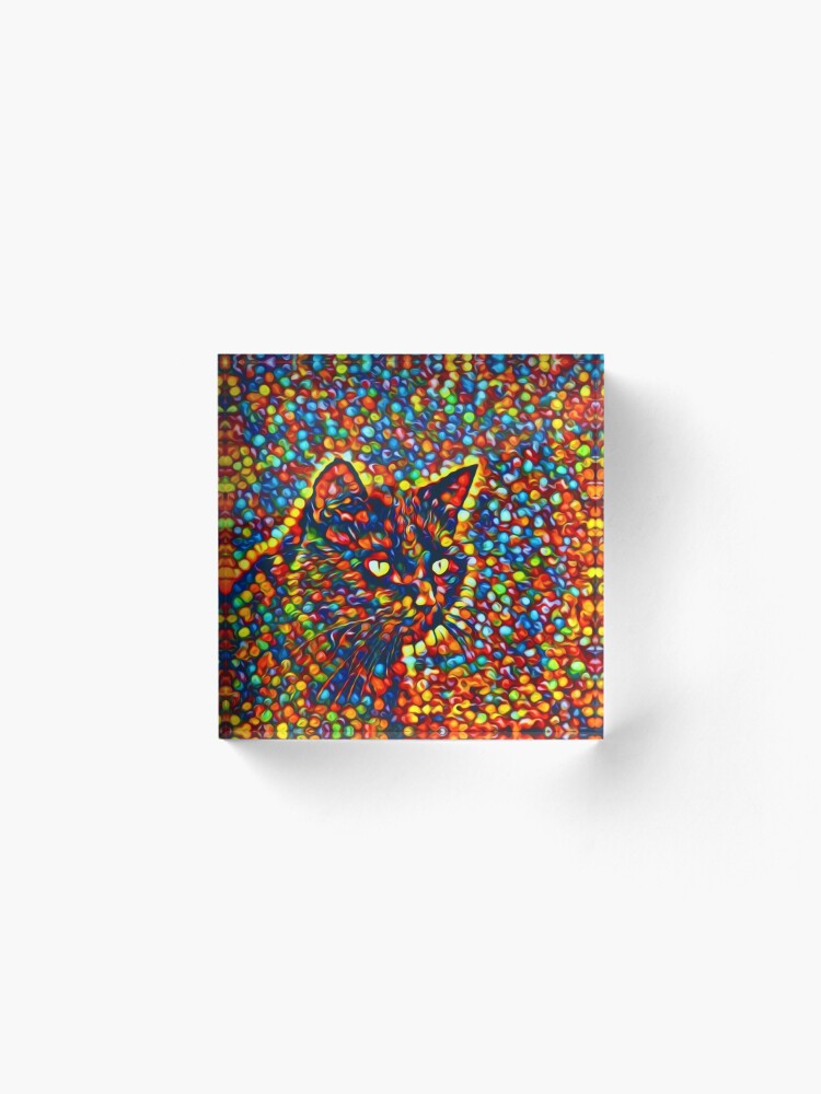 Alternate view of Cat Acrylic Block
