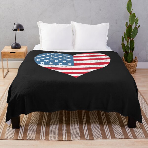 Item preview, American Flag Heart 4th of July USA Patriotic Girls Women men T-Shirt designed and sold by margettekwbg.