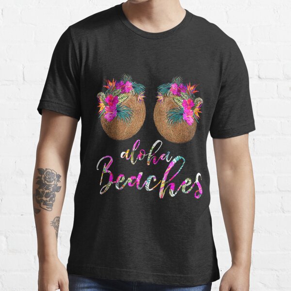 Coconut Shell Bra Hawaiian Bikini Costume Unisex and Women T Shirt -   Canada