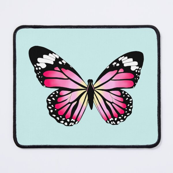 Pink & Black Butterfly - Patch