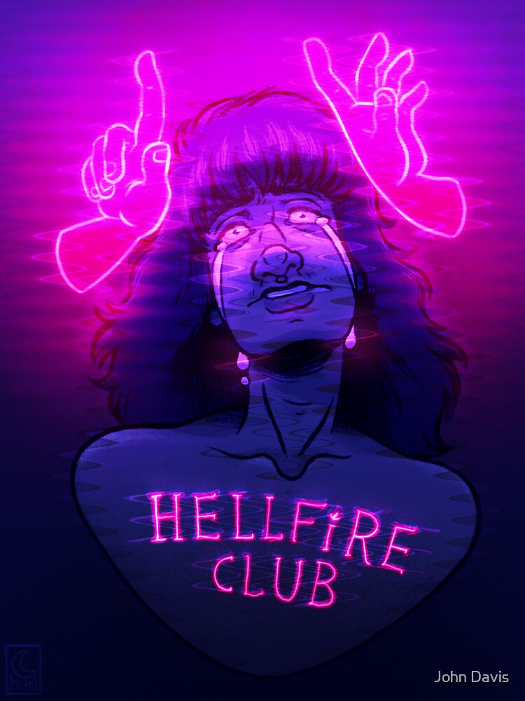 Disover Eddie Munson Hellfire Club Sticker