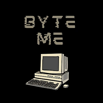 Artwork thumbnail, Byte Me by RoughShirts