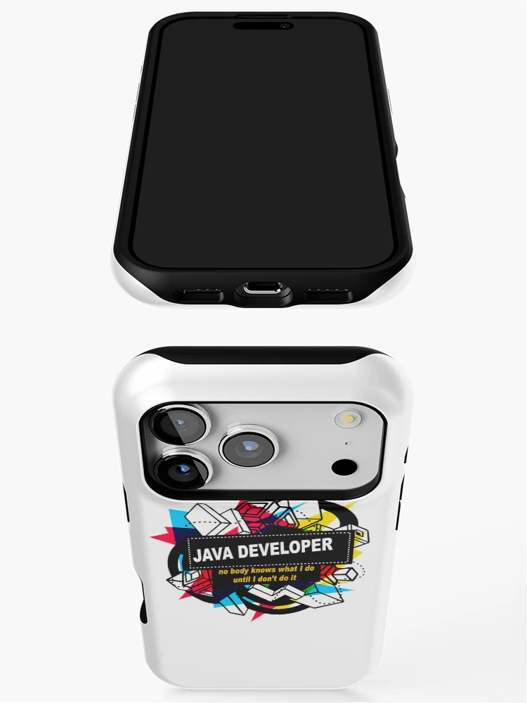 Thumbnail 3 of 4, iPhone Case, Java Developer designed and sold by Ruebenshi.